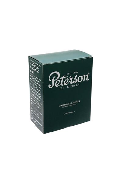 Peterson 9mm Kömürlü Pipo Filtresi (150 Adet)