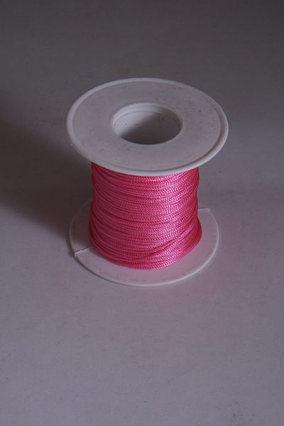 Eskişehir hobi sanat 1 mm 50 Meters Neon Pink Color Parachute Cord Macrame Bracelet Cord Necklace Jewelry Design Cord