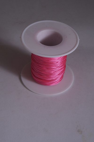 Eskişehir hobi sanat 0.8 mm 20 Meters Neon Pink Color Parachute Cord Macrame Bracelet Cord Necklace Jewelry Design Cord