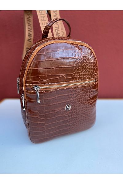 HNB ÇANTA Γυναικείο σακίδιο πλάτης Taba Crocodile Mv079