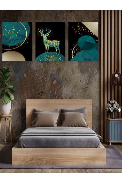 HYL Декоративен комплект от 3 части за маса, илюстриращ естествения цикъл на миграцията