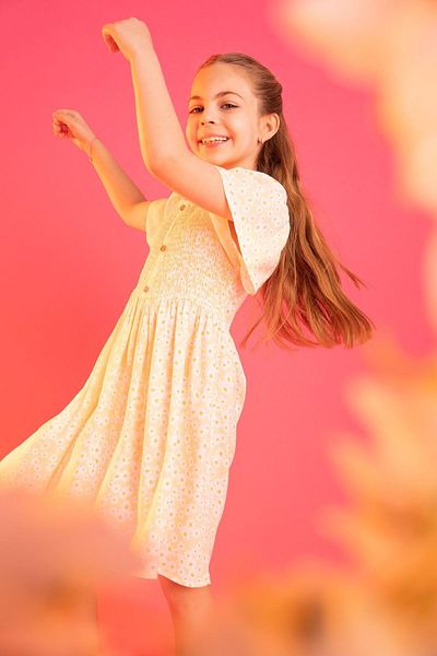 DeFacto Kleid - Gelb - A-Linie