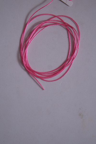 Eskişehir hobi sanat 1 mm 3 Meters Neon Pink Color Parachute Cord Macrame Bracelet Necklace Jewelry Design Hair Braid Floss