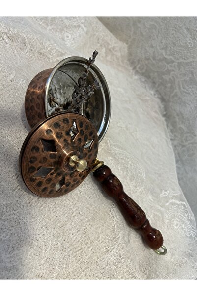 copperable El Yapımı Otantik Gezdirme Bakır Buhurdanlık Tütsülük