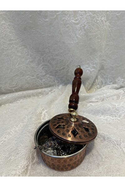 copperable El Yapımı Otantik Gezdirme Bakır Buhurdanlık Tütsülük