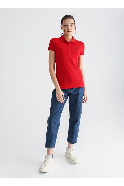 U.S. Polo Assn. Tricou, Xs, Roșu închis
