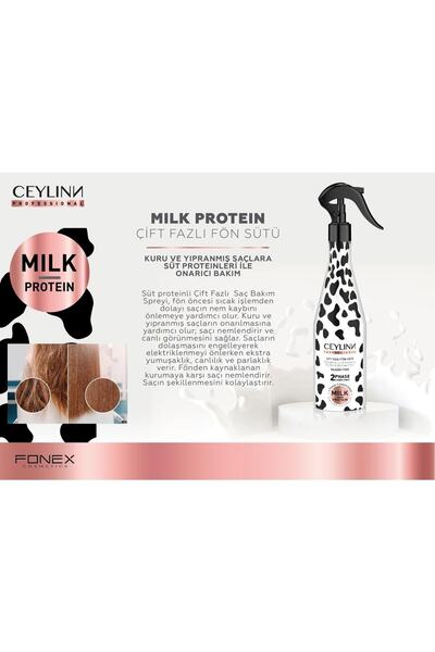 Ceylinn Çift Fazlı Nemlendirici Ve Onarıcı Parlaklık Veren Fön Sütü Suyu 400ml. ,,nhrscbkm16026