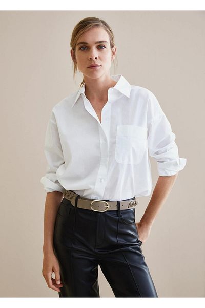 MANGO Woman Knitted Patterned Belt