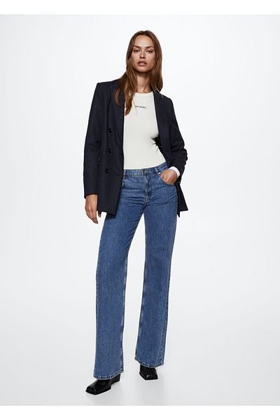MANGO Woman Body imprimat cu text