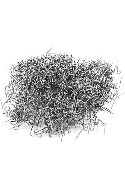 Streak 500 Adet - 0.6mm Düz Zımba Teli Kaynak Tamir Makinesi Için Araba Tampon Plastik Onarım