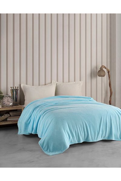 MCN Tekstil Plush Welsoft Blanket - Bed, Sofa Cover