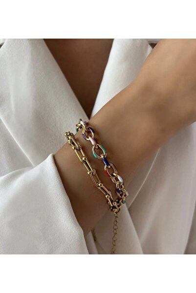 SU PERİSİ TAKI BİJUTERİ Steel Brand Model Bracelet