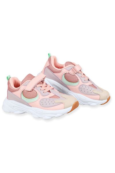Vicco Original Girl's Comfortable Soft Orthopedic Sole Anti-Sweat Powder Pink Sports Shoes