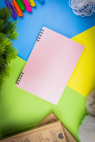 shopifav Pink Lid Unlined Notebook - 14x20 Cm.50 Sheets 100 Sheets - Ivory Cream Color Paper