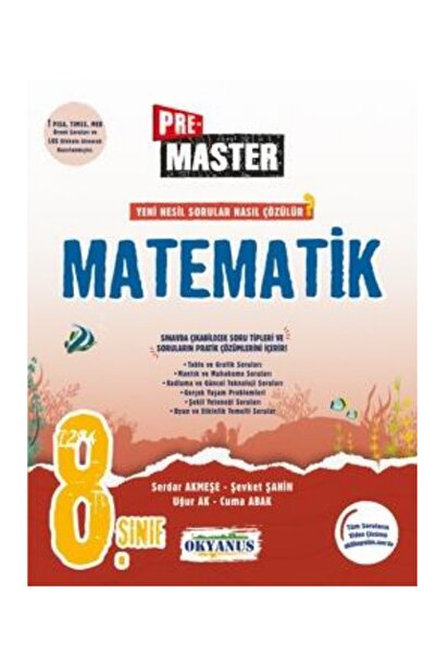 Okyanus Yayınları 8. Sınıf Pre Master Matematik Soru Bankası