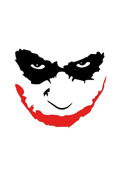 MegaSticker Joker Araba, Motorsiklet, Kask, Laptop, Cam Sticker 13x12 Cm