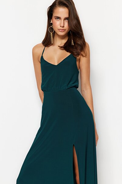 Trendyol Collection Evening & Prom Dress - Green - Shift
