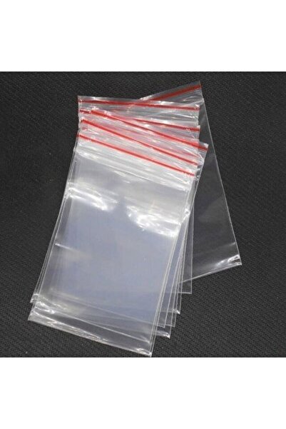 Kalbi Ticaret Kilitli Torba 6x7 Cm 100'lü Kilitli Buzdolabı Poşeti Şeffaf Naylon Torba Kilitli Saklama Poşeti