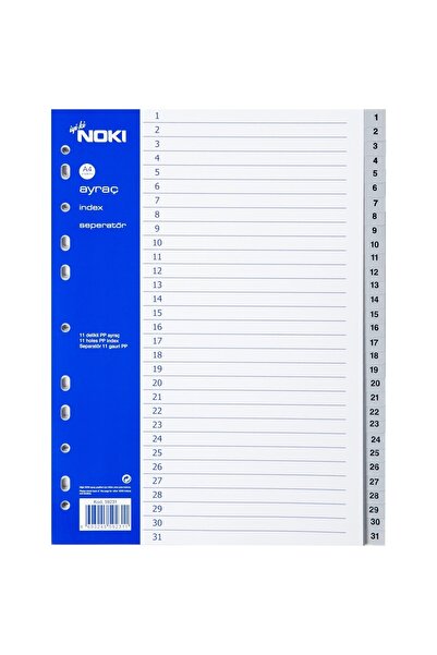 Noki 40 Pieces 1-31 Figures Partition Seperator