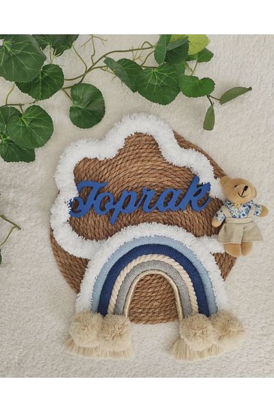 FN Macrame Cloud Baby Door Ornament