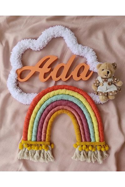 FN Macrame Cloud Baby Door Ornament