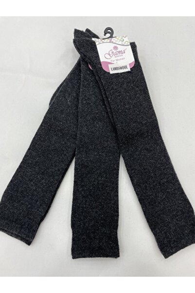 Gama Çorap 3 Pieces Genuine Lamb Wool Long Below the Knee Thick Winter Women's Socks