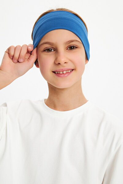 Babygiz Bandană pentru fete din bumbac pieptănat, anti-alunecare, anti-transpirație, ultra ușoară, flexibilă pentru păr