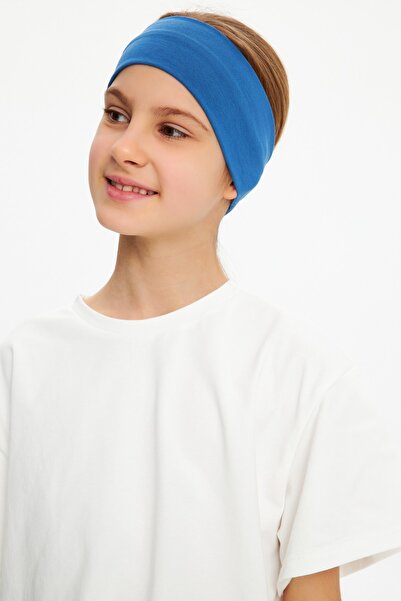 Babygiz Bandană pentru fete din bumbac pieptănat, anti-alunecare, anti-transpirație, ultra ușoară, flexibilă pentru păr