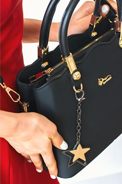 ImPolo Nadia Women's Black Shoulder Bag 21x29 Size