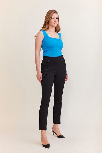 VERDA Zipper Detailed Trousers