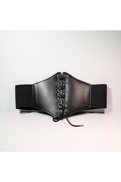 Fiori Elastický dámský korzetový pásek s krajkou, pro bundu, šaty a košili