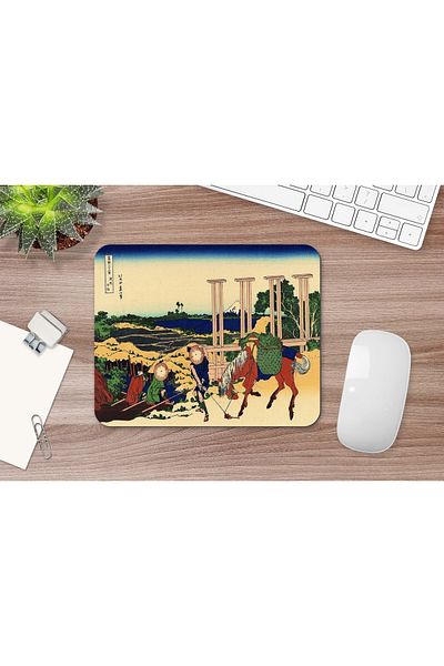 daystore Подложка за мишка Hokusai Senju In The Musachi Provimce 17 X 21 Cm