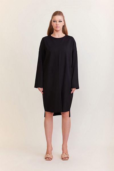 VERDA Back Print Detailed Dress
