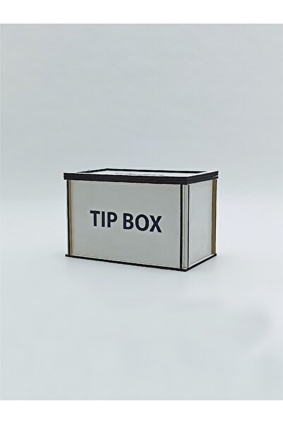 tasarı marketi Tip Box Ahşap Kumbara Ve Bahşiş Kutusu