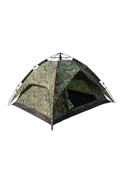 AVESSA Kamp Çadırı Otomatik Kurulum 5 Kişilik Kamuflaj Desen