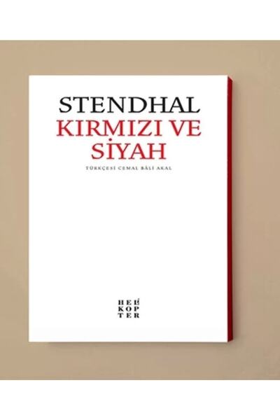 Helikopter Yayınları Red and Black - - Book Marie-henri Beyle Stendhal