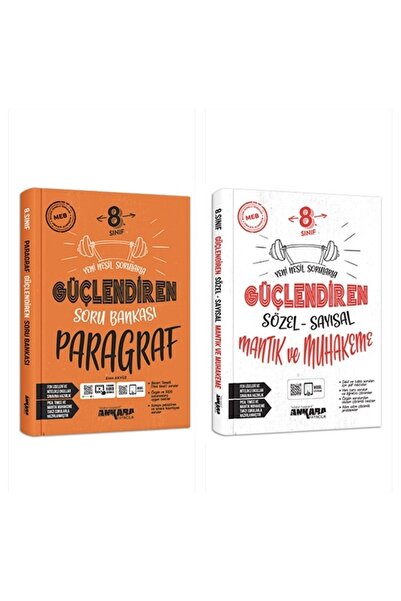 Ankara Yayıncılık 8. Sınıf Paragraf Güçlendiren Soru Bankası - Sözel-sayısal ...