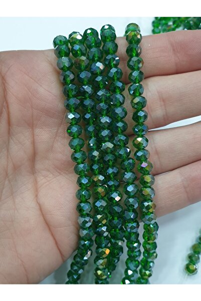 CRYSTALSHOP 6mm Green Crystal Beads (10 SERIES)
