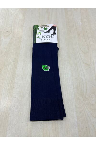 EKOL SOCK'S Șosete de damă, albastru marin, bambus, 6 piese, până la genunchi, 36/40