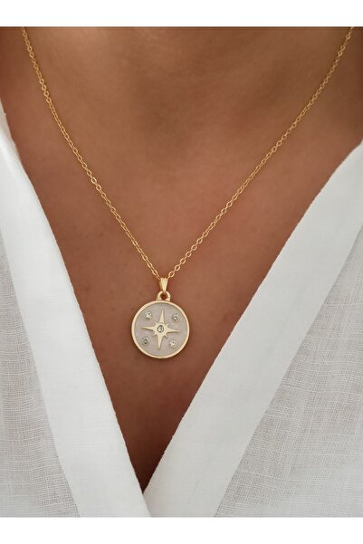 North Star Gold Plated Chain Necklace