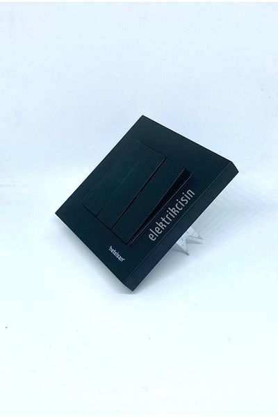 Netelsan Byobu Black Triple Switch (frame Included) 1 Piece