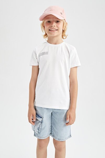 DeFacto Chlapčenský elastický pás Jean Bermuda