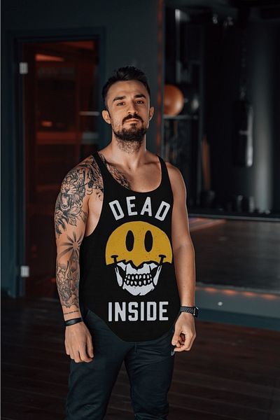Freeyez قميص بدون أكمام للياقة البدنية من Dead Inside Gym