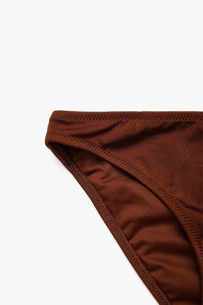 Koton Дамско долнище на кафяви бикини 3SAK00039BM