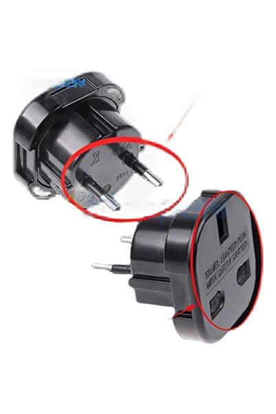 KEEPRO Ingiliz Fişi Türkiye Tipi Fişe Dönüştürücü Başlık