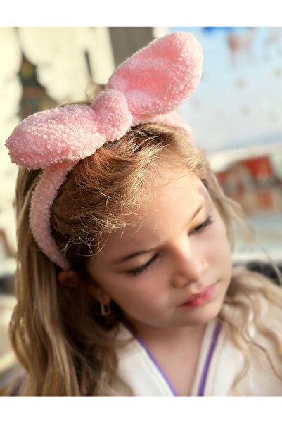 QUEEN AKSESUAR Coroană de pluș moale pentru femei și copii, cu arc mare, cu s...