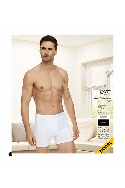 Tutku Elit Ανδρικά Modal Lycra Boxers 1251 - 12 Τεμάχια