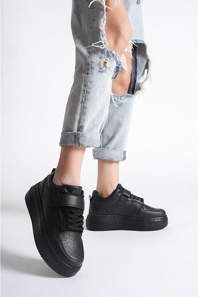 Moda Değirmeni Pantofi negri pentru femei Bg1025-101-0008