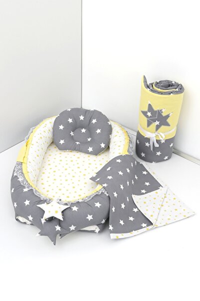 Umaybebek 4 Parça - Babynest, Bebek Uyku Yatağı, Baş Yastık, Bebek Pikesi, Yo...