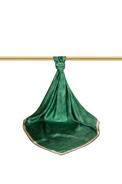 Bursa İpek Μεταξωτό φουλάρι Grass Green Brush